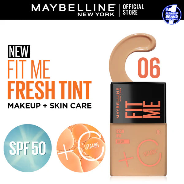 Maybelline Fit Me Fresh Tint Vit C + Spf 50- 30Ml