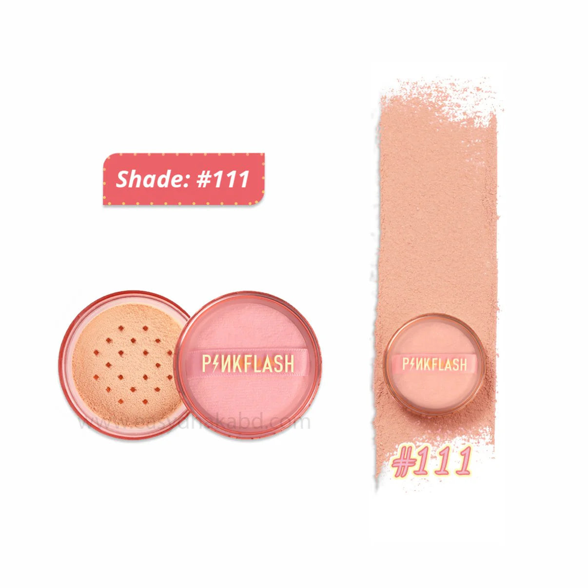 Pinkflash Matte Oil Control Loose Face Powder