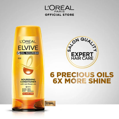 L'Oreal Paris Elvive 6 Oil Nourish Conditioner 175 ml