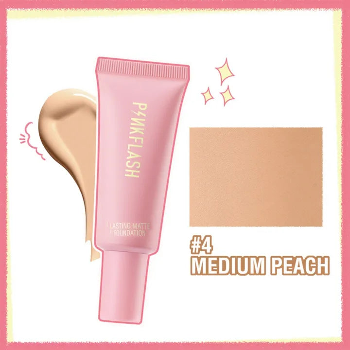 Pinkflash Full Coverage Foundation Weightless Lasting Oil Control All-Day Matte