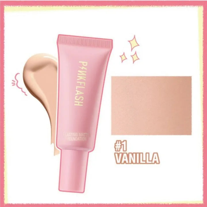 PINKFLASH All-day weightless Waterproof Long-Lasting Oil Control Matte Texture Foundation 20ml