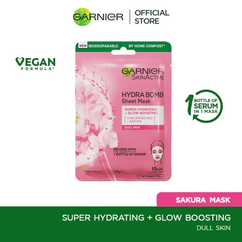 Hydra Bomb Hyaluronic Acid Sakura Brightening Sheet Mask