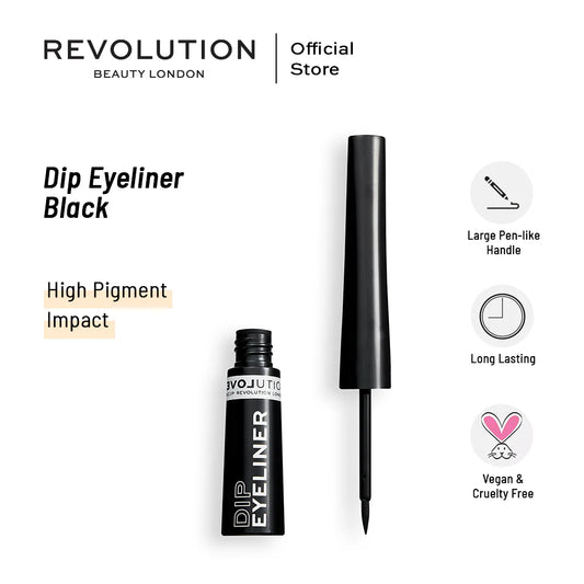 Relove By Revolution Dip Eyeliner Black