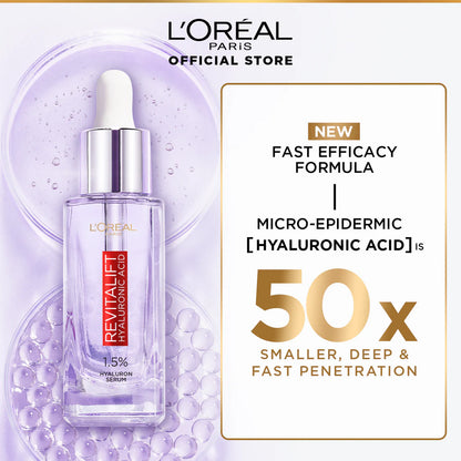 L'Oreal Paris Revitalift 1.5% Hyaluronic Acid Face Serum 30 Ml