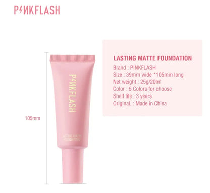 PINKFLASH All-day weightless Waterproof Long-Lasting Oil Control Matte Texture Foundation 20ml