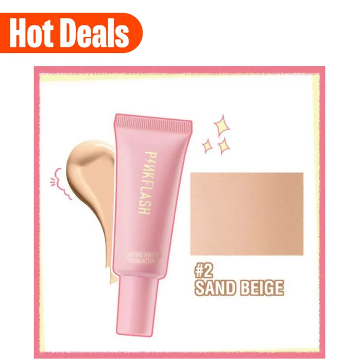 PINKFLASH All-day weightless Waterproof Long-Lasting Oil Control Matte Texture Foundation 20ml