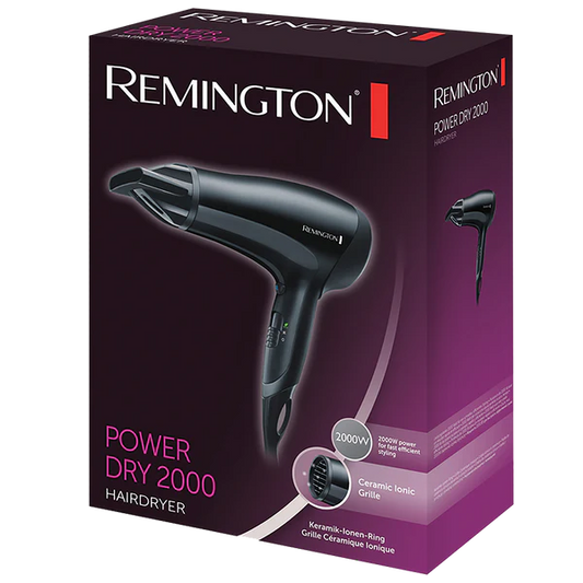 REMINGTON D3010 HAIR DRYER POWER IONIC 2000W